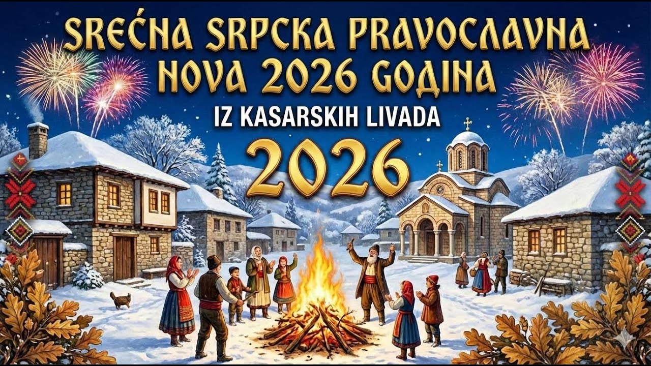 Srećna Srpska Pravoslavna Nova 2026 godina iz Kasarskih Livada 