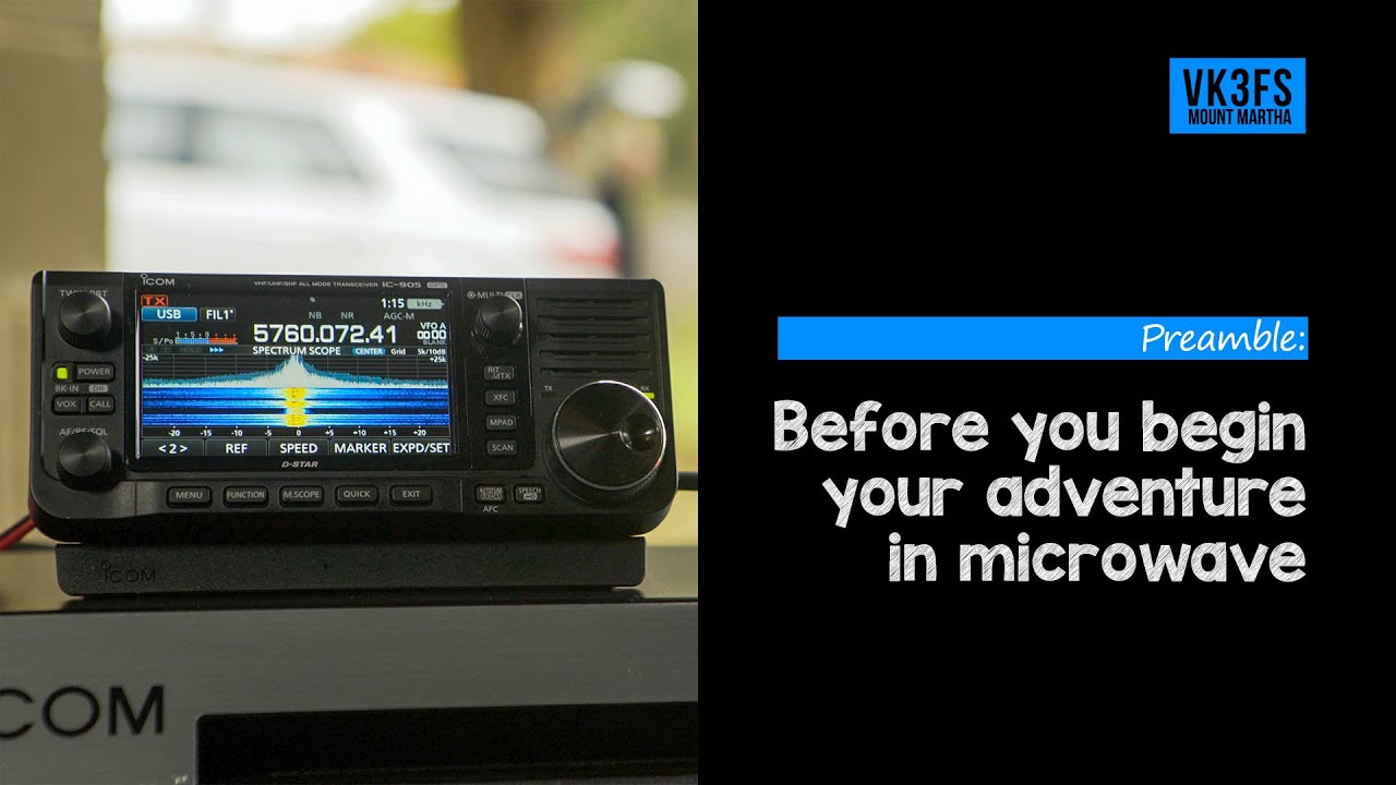 Before you begin your adventure in microwave