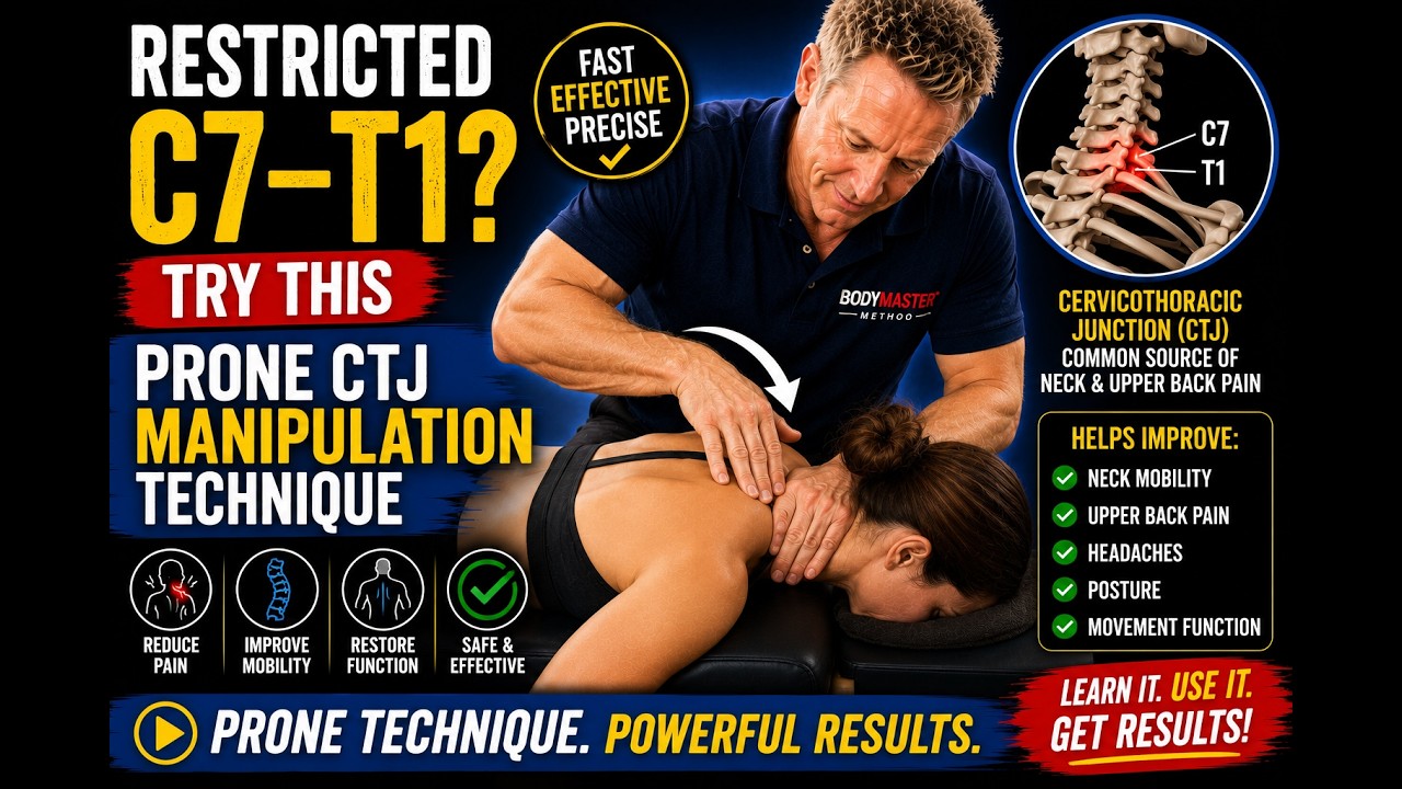 How to Manipulate the Cervico-thoracic Junction (CTJ)