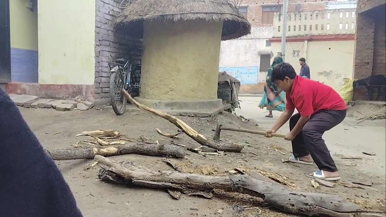 Aaj lakadi per #raha tha yah# kya ho gaya# bhai