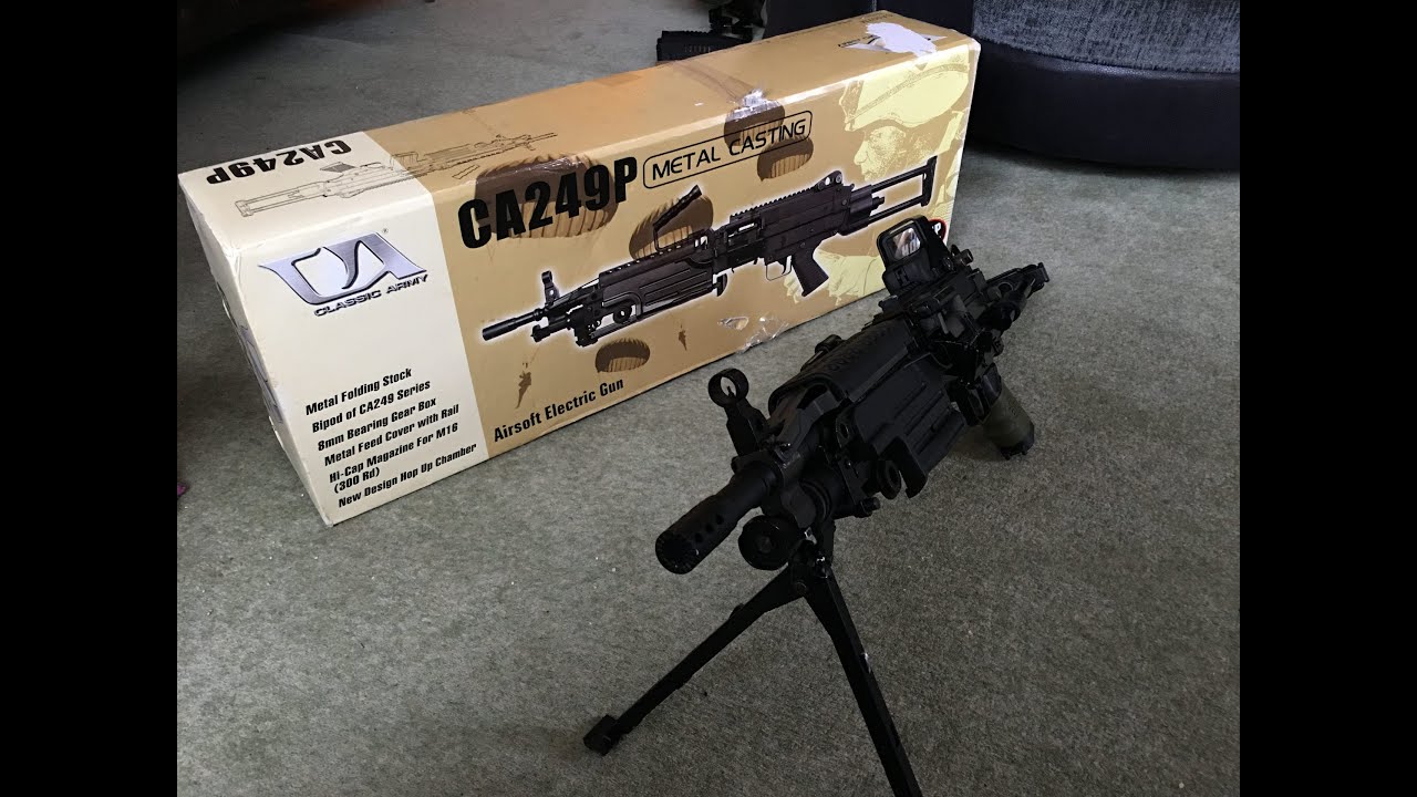 Classic Army m249para CZ/SK recenze