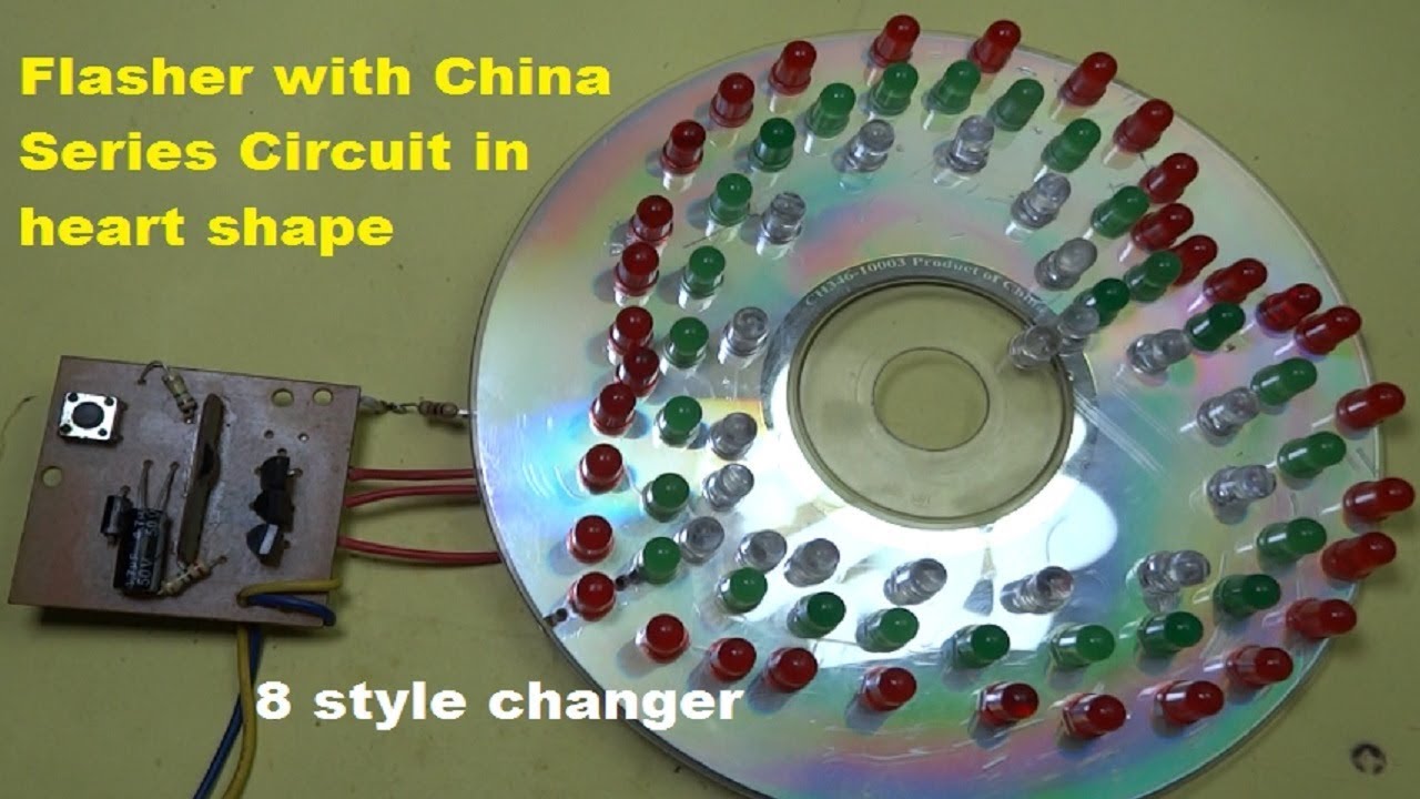LED FLASHER  HEART SHAPE or LED chaser