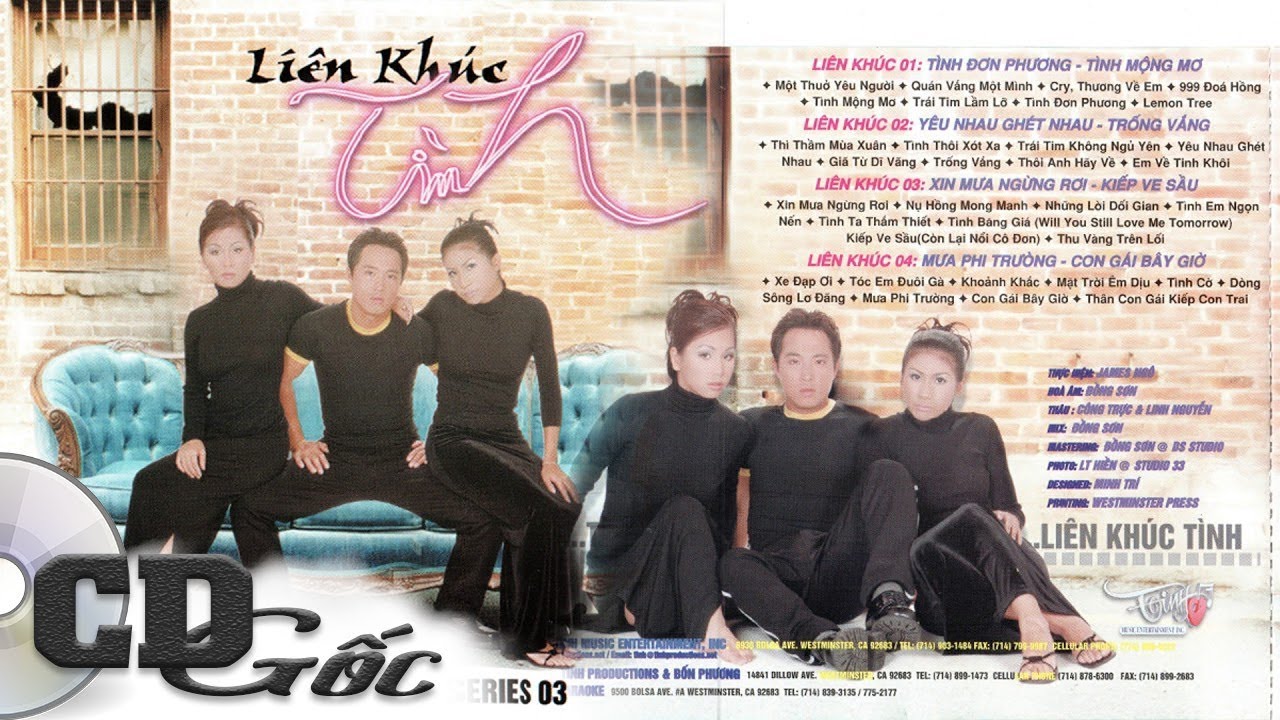 CD LIÊN KHÚC TÌNH - Nhạc Hải Ngoại Sôi Động Hay Nhất Thập niên 90 (Tình 03)