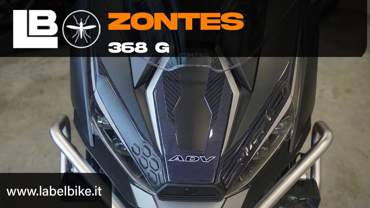 Zontes 368 G (2025) | 3D front face protection sticker &ldquo;ADV&rdquo; &ndash; easy install