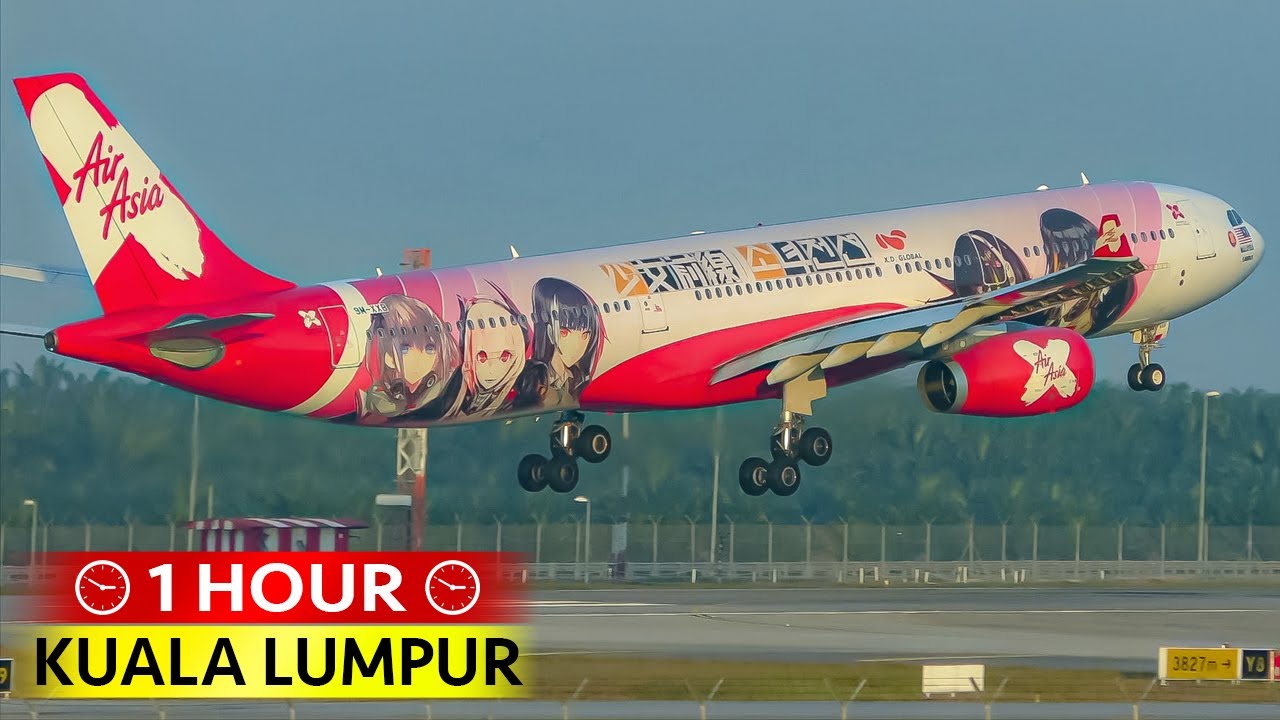 1 Hour of Plane Spotting at KUALA LUMPUR (2019)