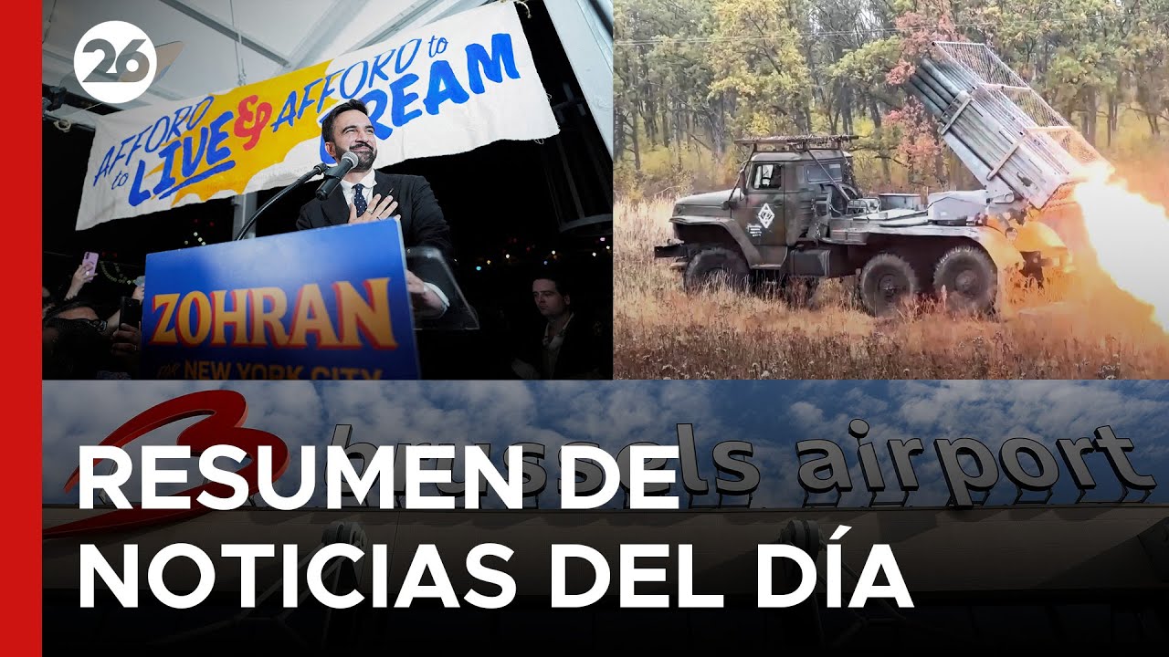 🌎 RESUMEN de NOTICIAS INTERNACIONALES JUEVES 06/11/25 | CANAL 26 - FRANCE 24