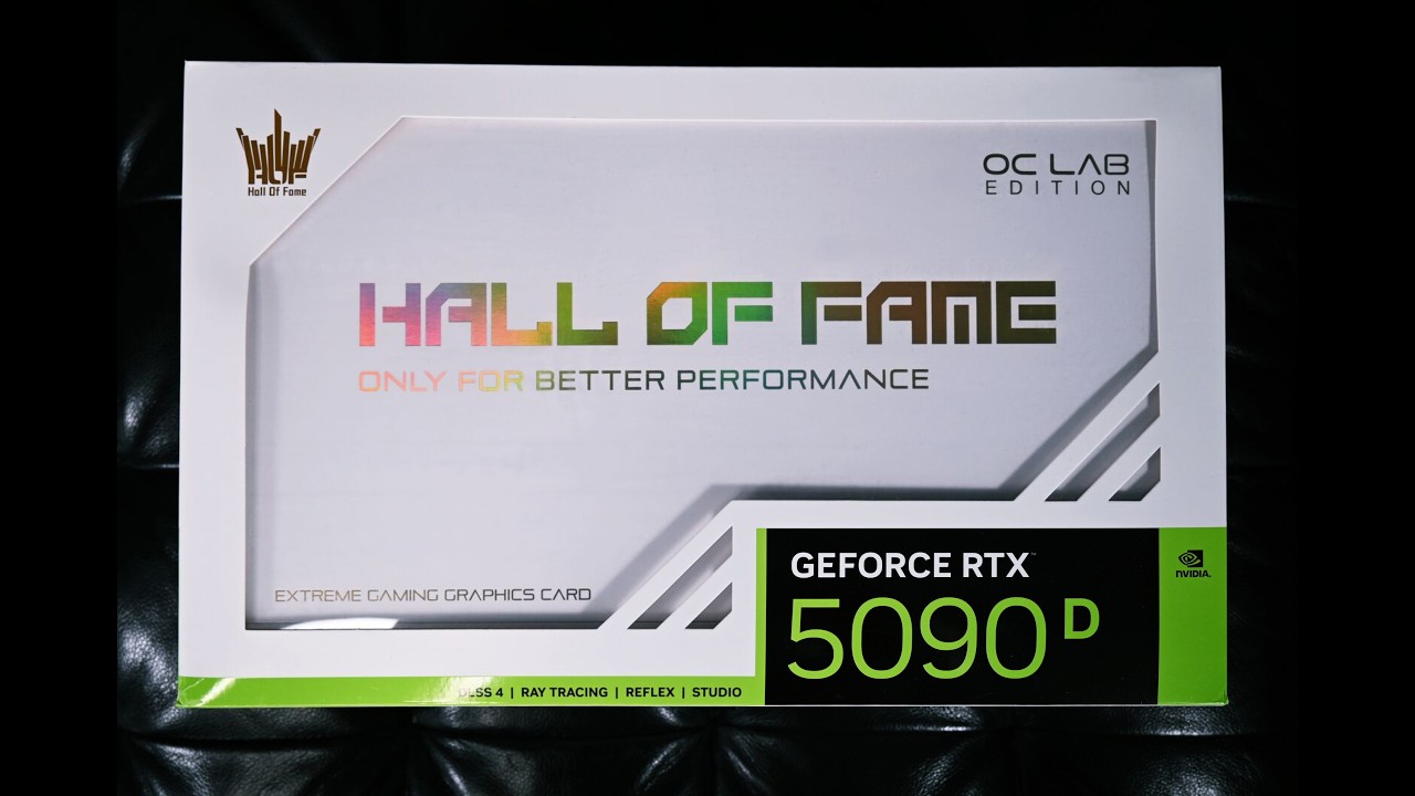 GALAX RTX 5090 D HOF OC LAB XOC Dual 12VHPWR - UNBOXED