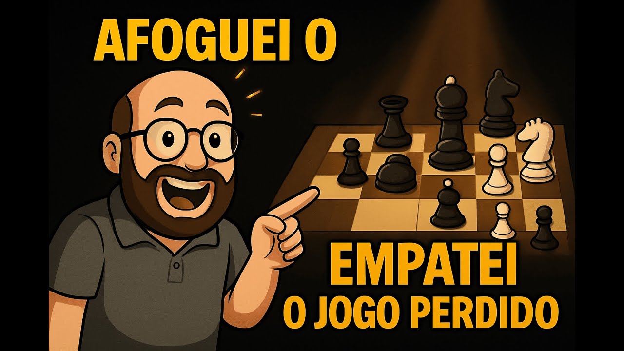 Como EMPATAR um jogo PERDIDO no Xadrez | A Arte de Afogar o Rei