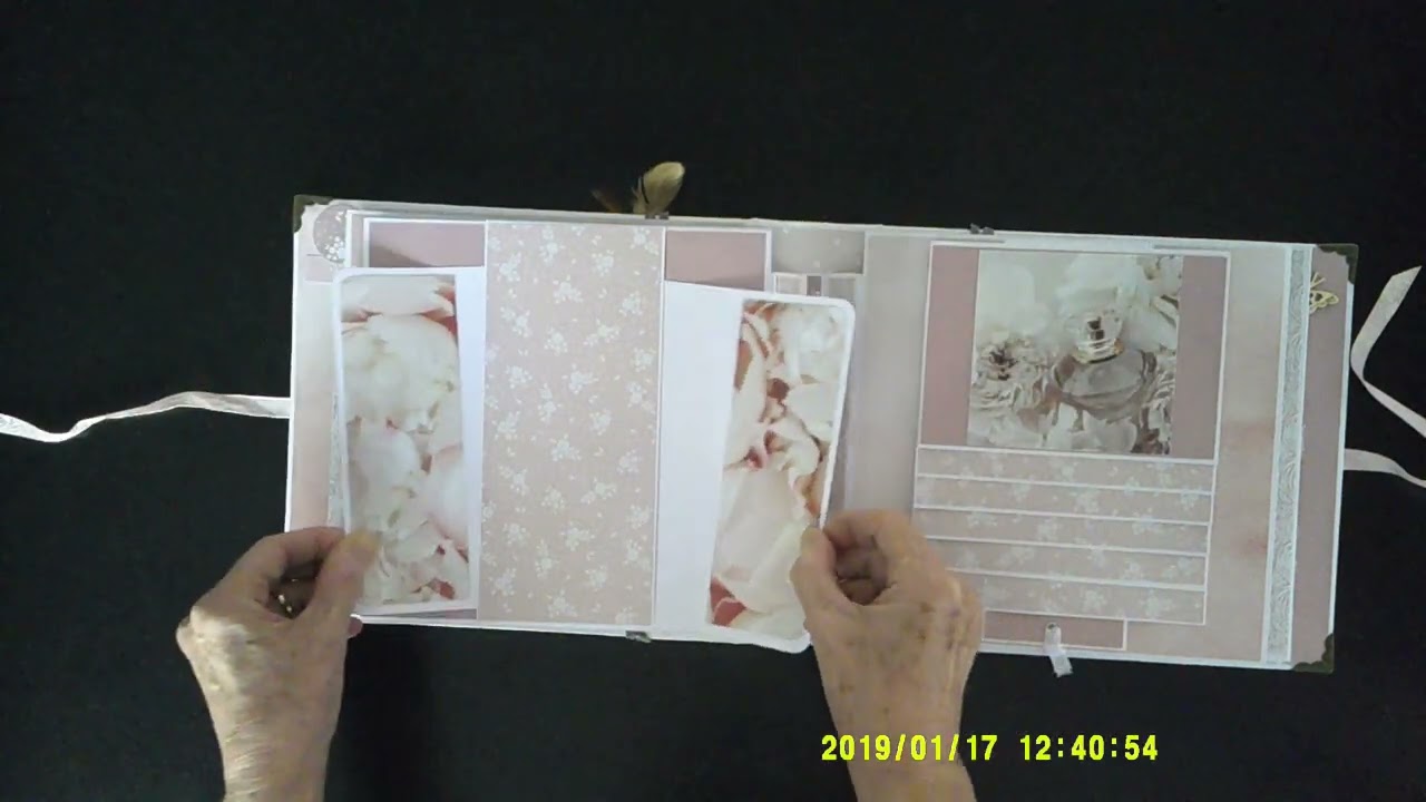 présentation album scrap  version 1papier action 