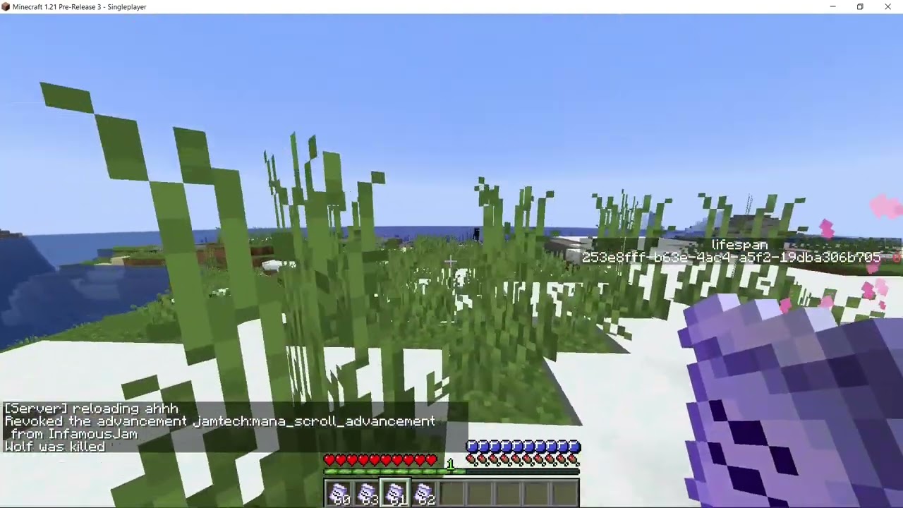 How to make a spell system in Minecraft with commands