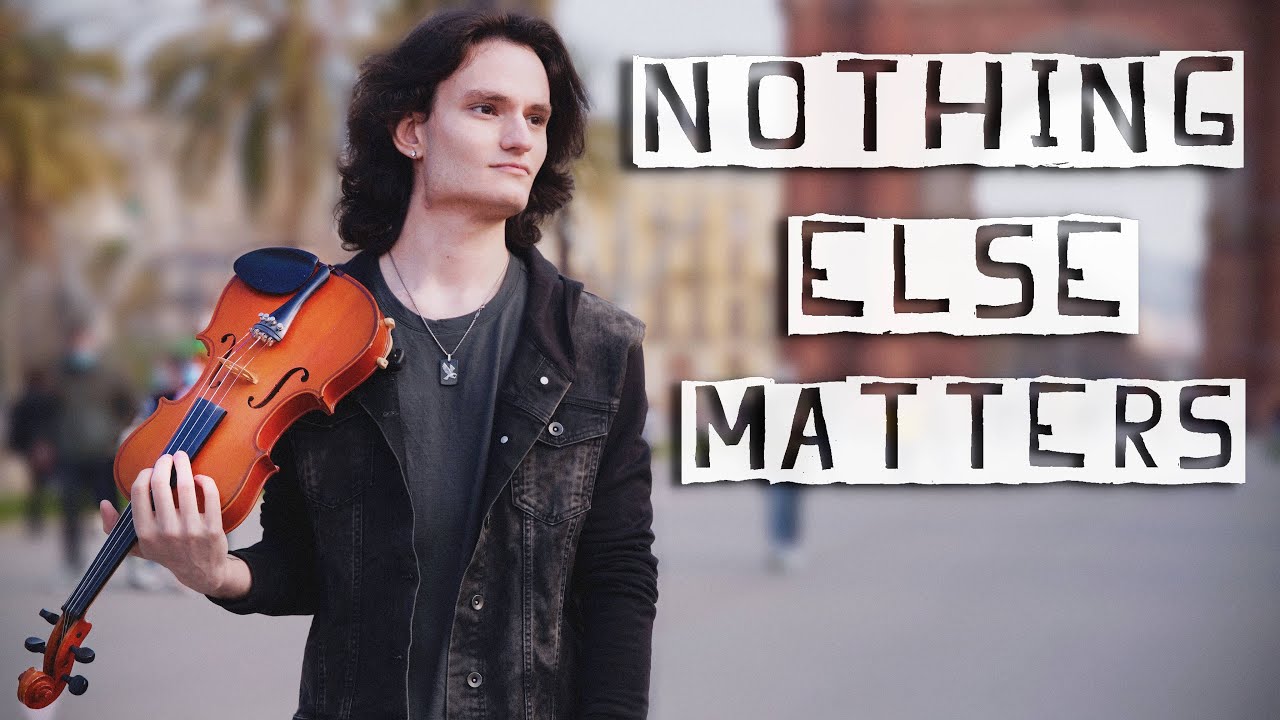 NOTHING ELSE MATTERS - Metallica - Violin Cover by Caio Ferraz, Instrumental Version