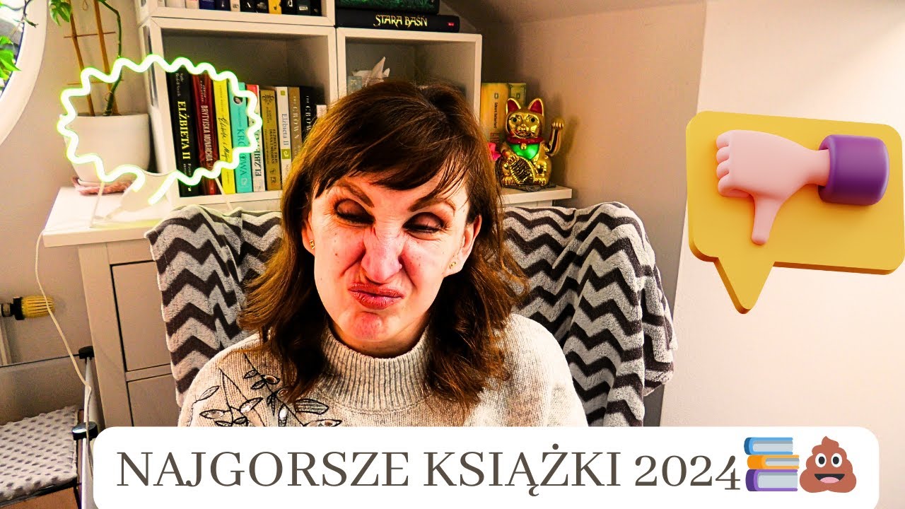 NAJGORSZE KSIĄŻKI czyli MOJE NAJWIĘKSZE CZYTELNICZE ROZCZAROWANIA 2024📚💩|BOOKYINSTYLE