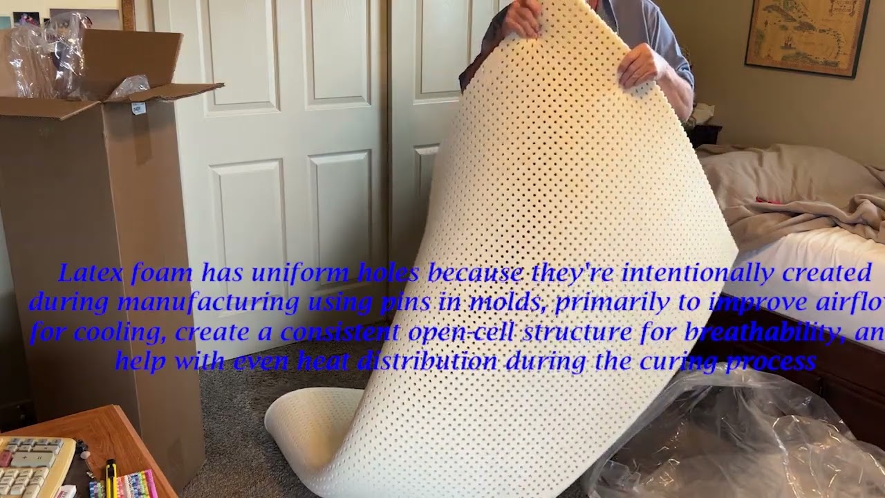 Reviewing a latex mattress pad from the Latex Mattress Factory