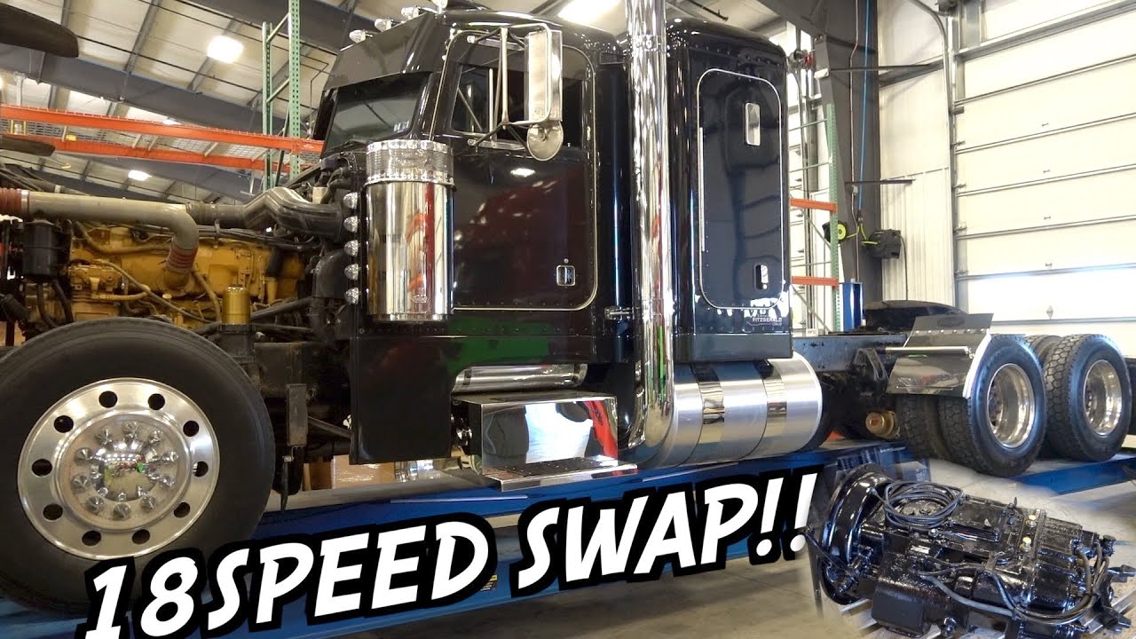 PETERBILT 379 FINALLY GETS A 18SPEED TRANSMISSION SWAP!!! SO GOOD!!!!