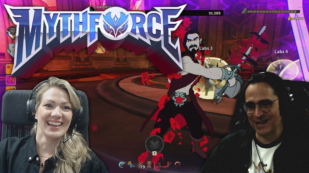 MythForce Let's Play With Mark Meer & Nikki Rae Hallow 🎥