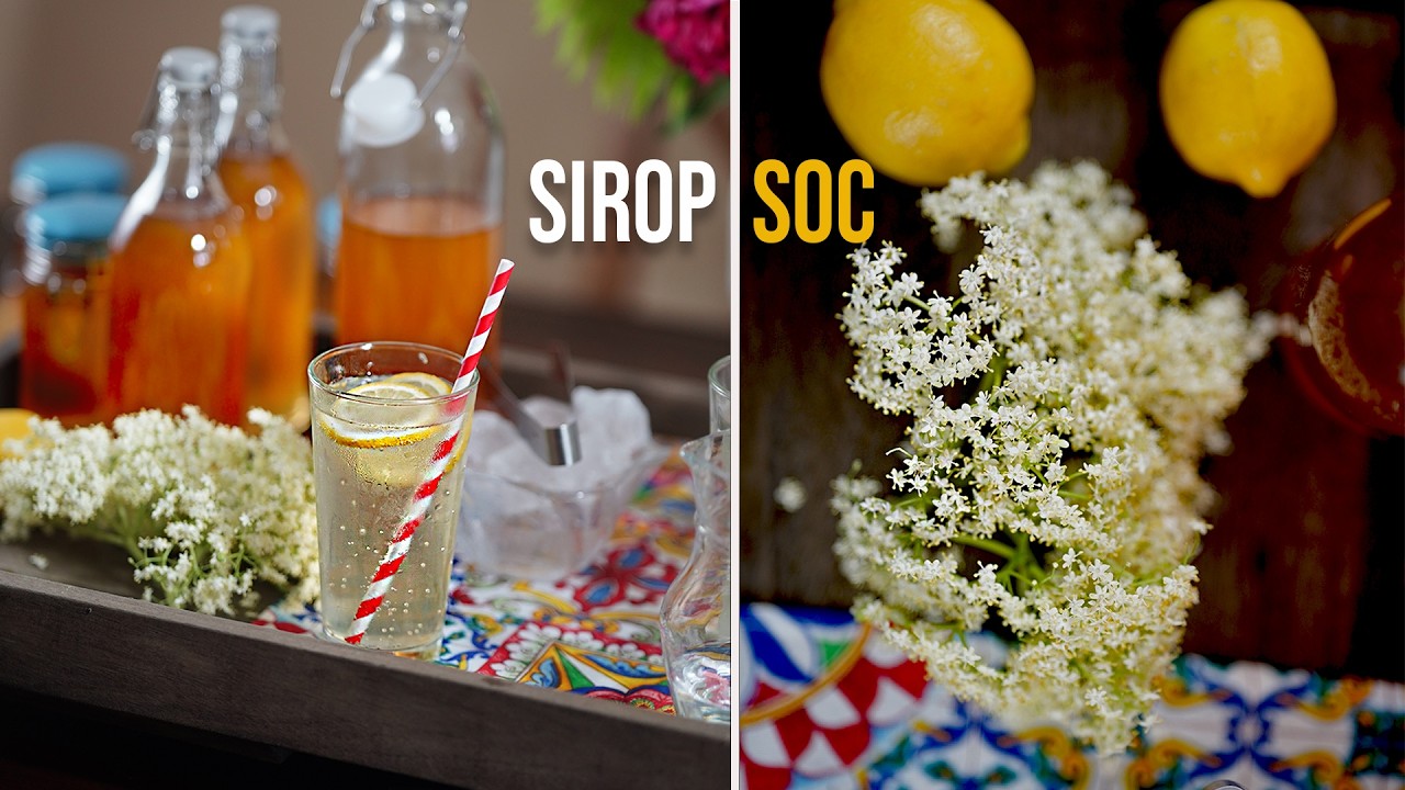 Sirop de soc natural, cu aromă intensă – trucuri pentru păstrare lungă