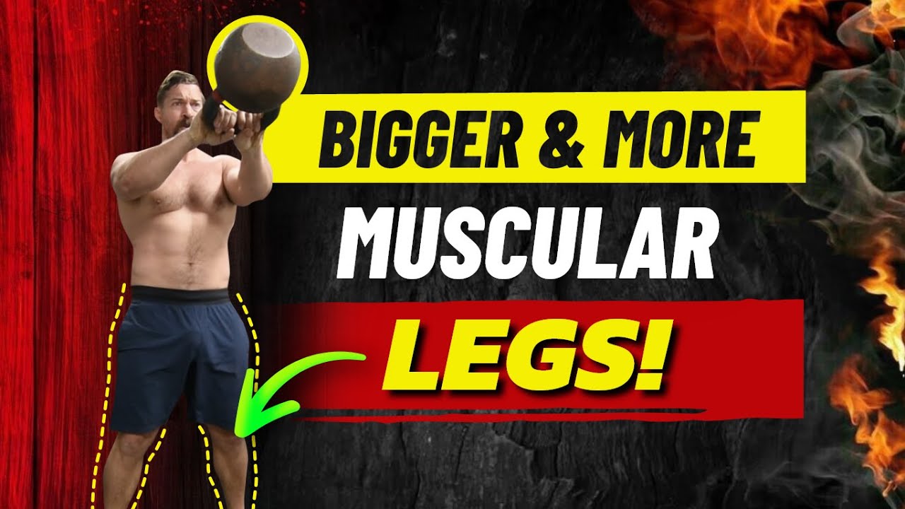 Get ROCK SOLID Legs With THIS High Intensity Leg Building Kettlebell Routine | Coach Mandler