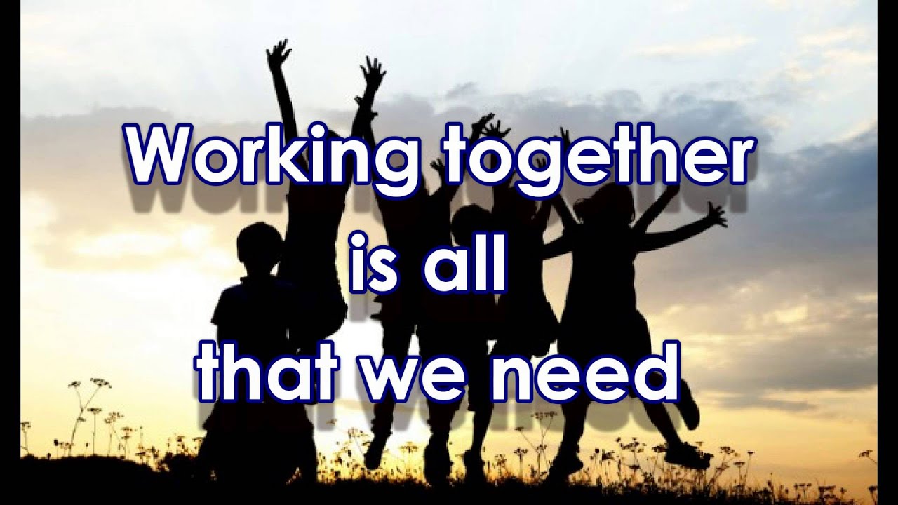 Working Together - a song of unity cooperation community children - Chris Loughrin Lakewood Waukazoo
