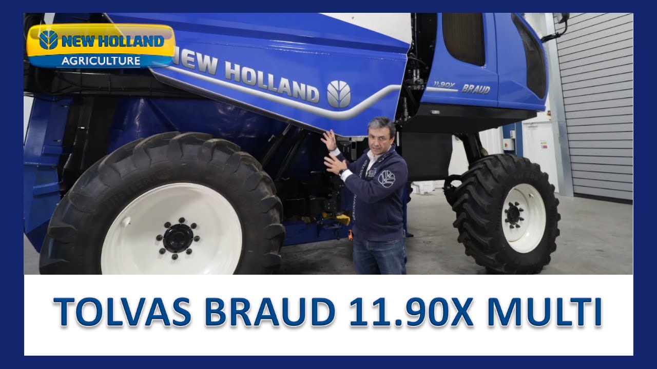 New Holland Reviews. Sistema de almacenamiento tolvas BRAUD 11.90 X MULTI