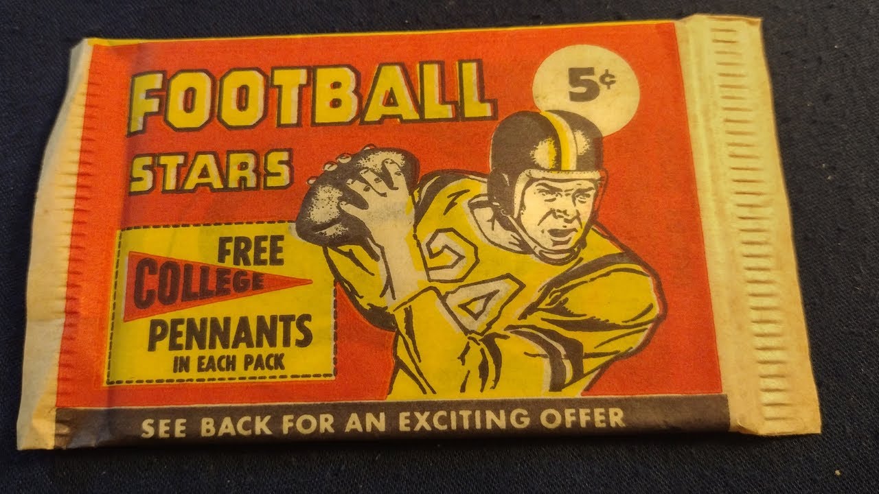 62 year old pack opening! 1961 NuCard Football Pack Rip!
