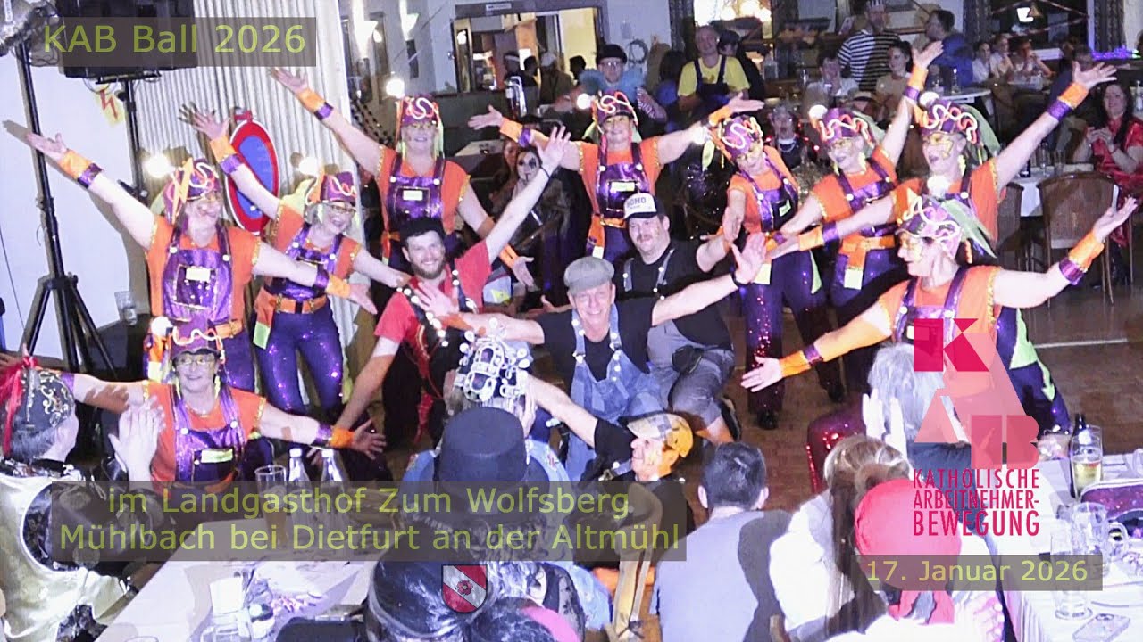 17. Januar 2026 KAB-Ball im Landgasthof Zum Wolfsberg bei Dietfurt an der Altmühl