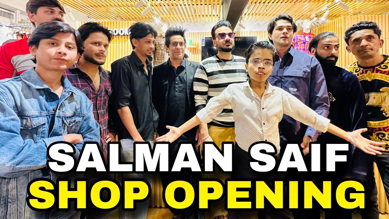 Doogs life ki film k secret bata diye 😱 Salman saif shop opening 😍