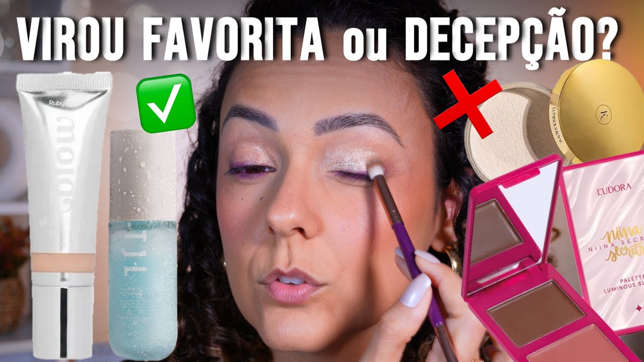Depois de usar MUITO… minha opinião SINCERA sobre essas makes! 💄
