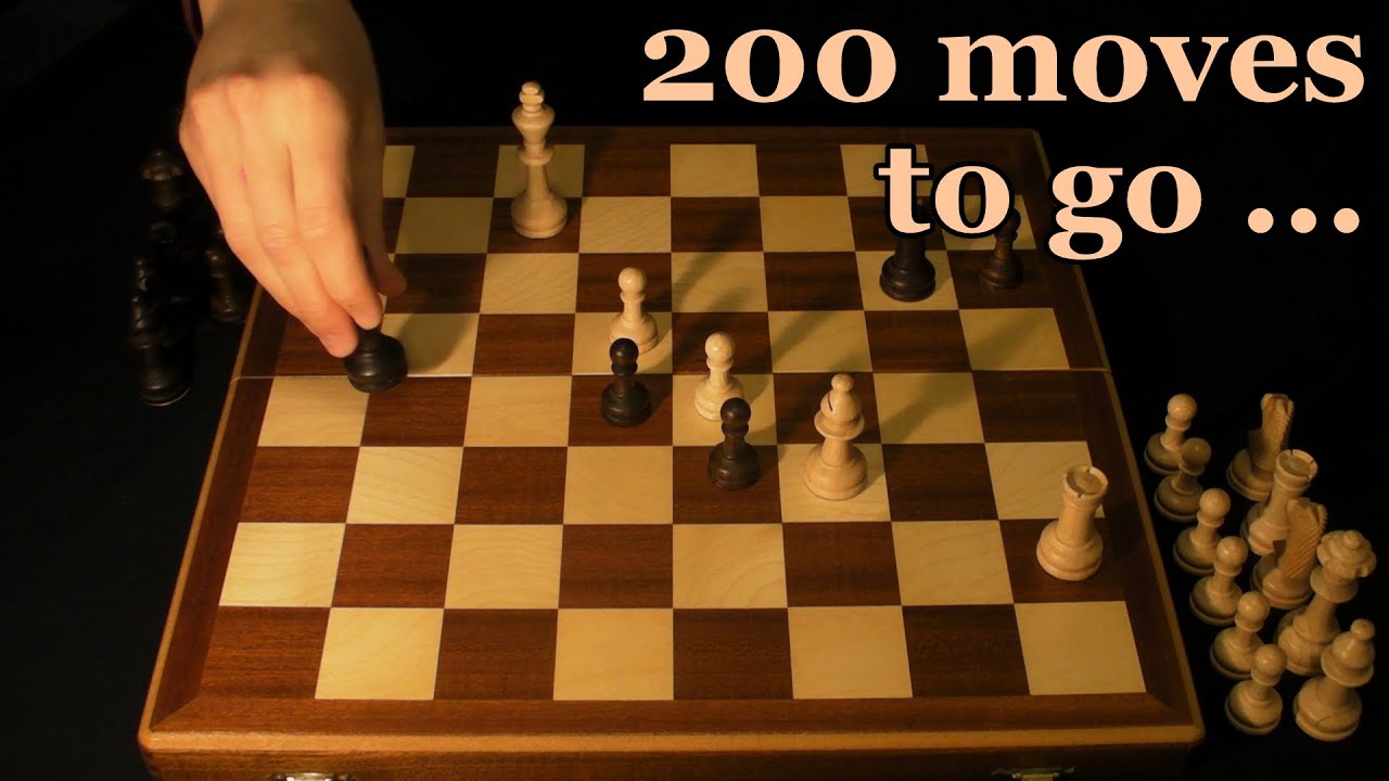 Chess ASMR - The Longest Game of Chess in History (No talking)