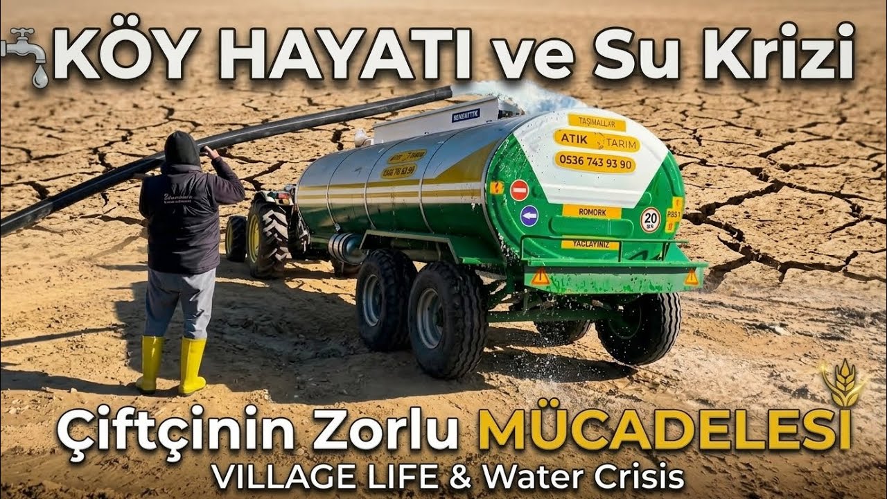 KÖY HAYATI ve Su Krizi: Çiftçinin Zorlu MÜCADELESİ | VILLAGE LIFE & Water Crisis