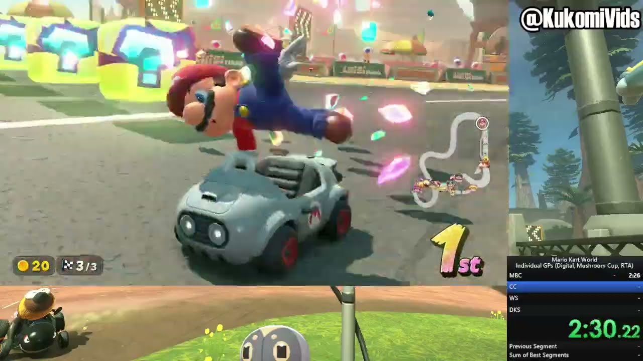 Random Games Stream 2/17/26 - Mario Kart World Mushroom Cup Speedrun Attempts