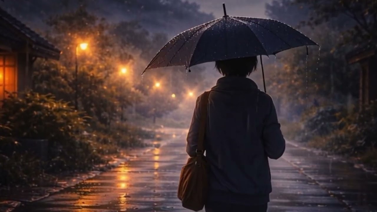 "Lanterns in the rain - "The light in the rain window" 