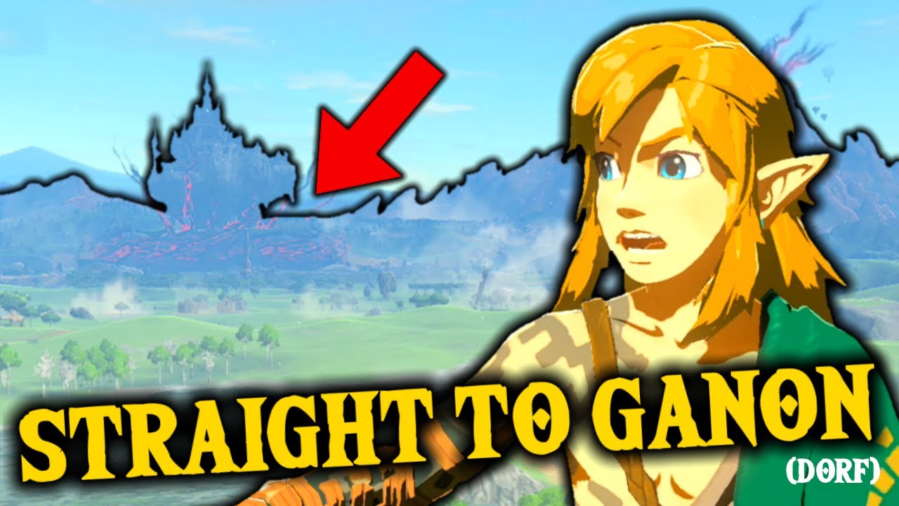 Going Straight to Ganon in Tears of the Kingdom (4 Hearts and Bad Gear)