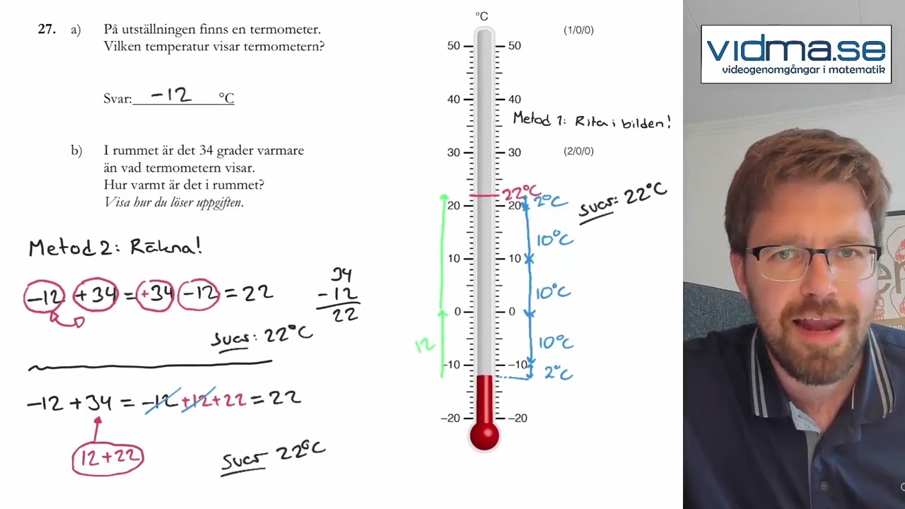 Matematik &aring;k 6. Nationellt prov VT 2018. Del D.