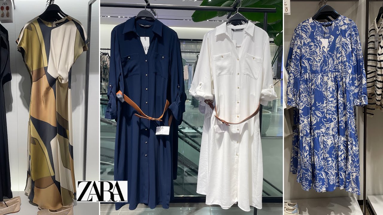 ZARA WOMEN’S DRESSES NEW COLLECTION / MARCH 2024
