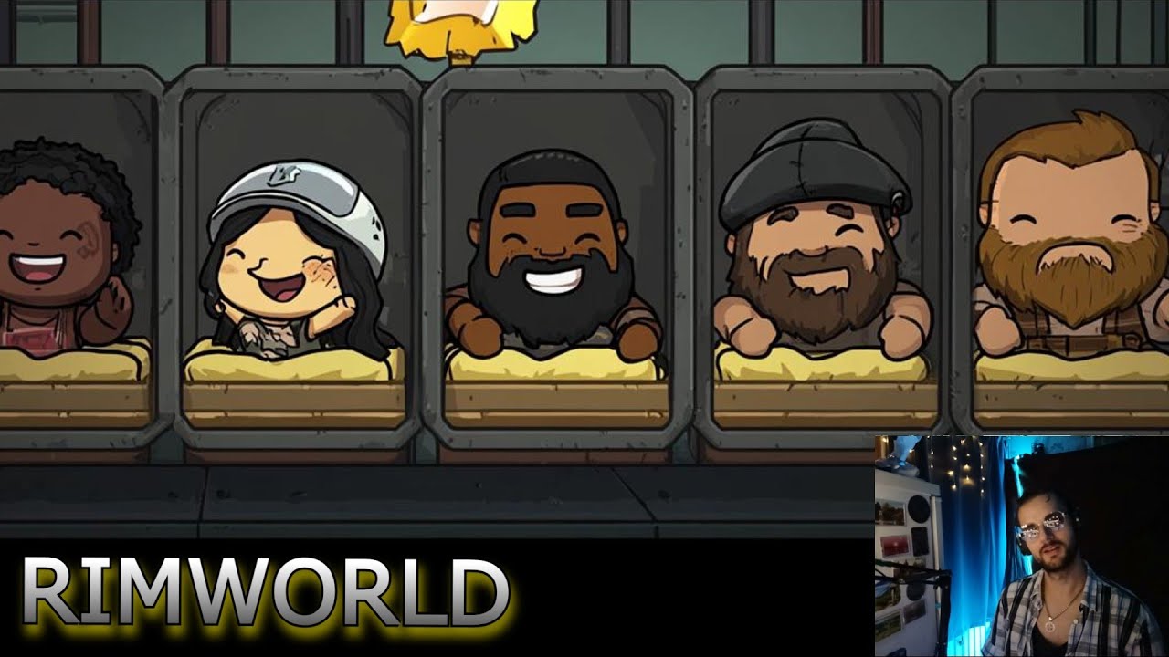 💙💛 RimWorld #45 Фермеру тяжко відкривати космічні технології, нічний РАДІО стрім