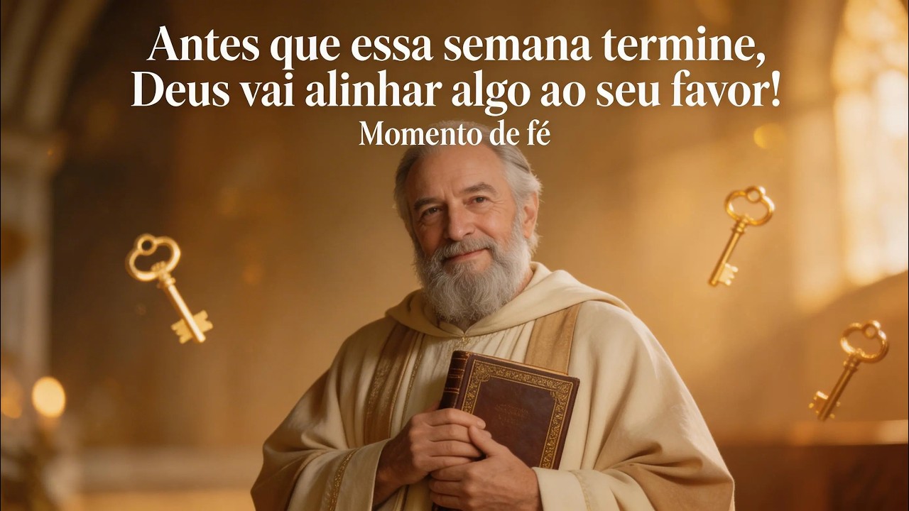 Antes que essa semana termine, Deus vai alinhar algo ao seu favor!