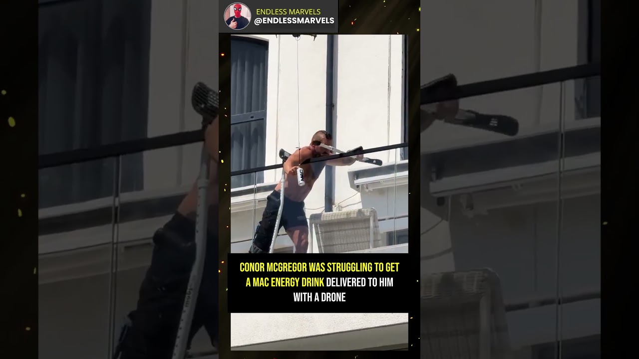 Conor McGregor Struggles to Get His Mac Energy Drink 🔥 #ufc