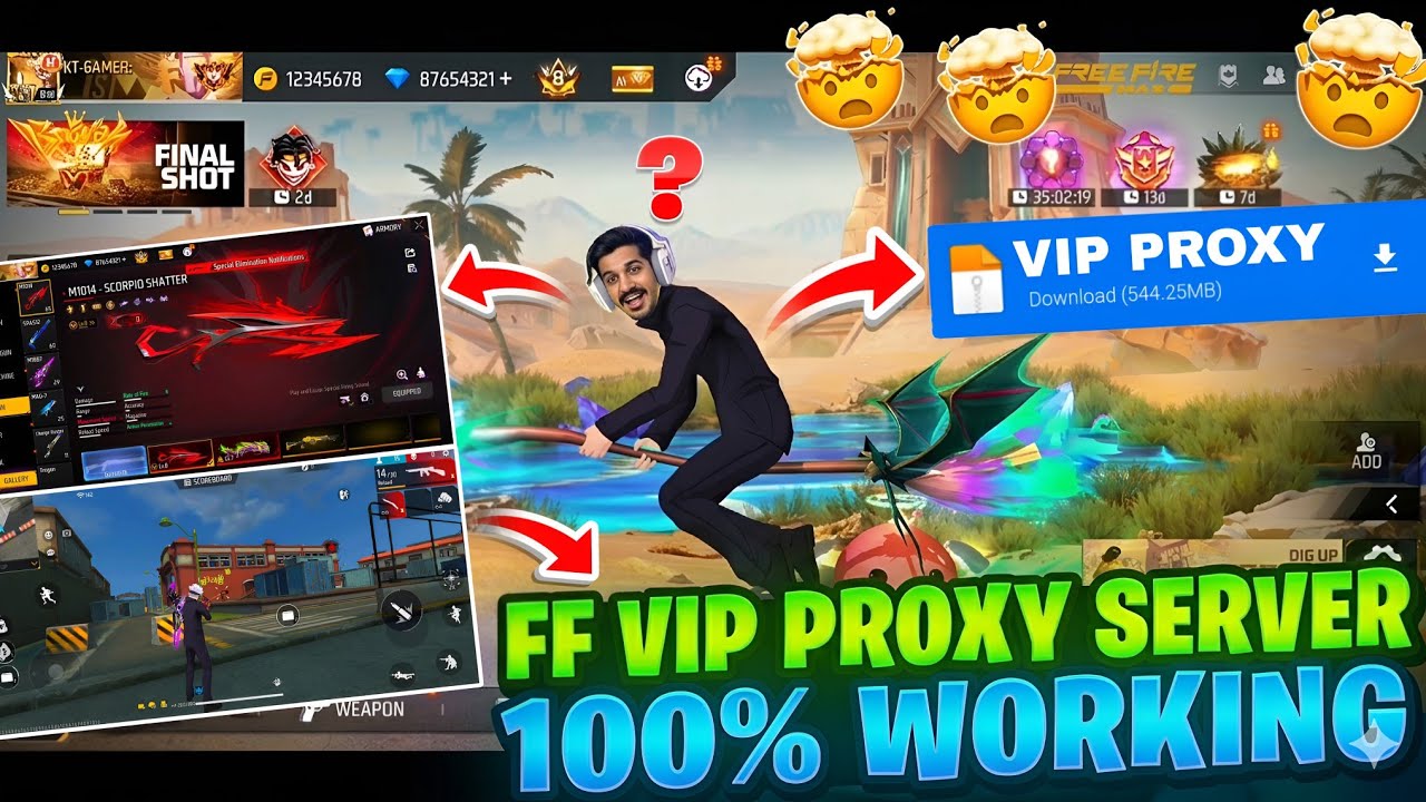 FREE FIRE PROXY SERVER: Get All Devices Download Problem ! 😍🔥