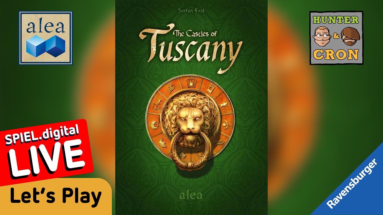 Let's Play - Brettspiel - Castles of Tuscany - Ravensburger
