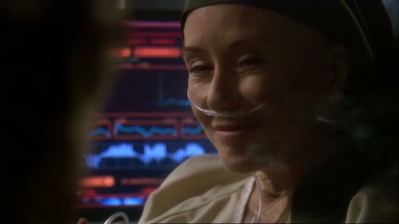 Battlestar Galactica Epic Moments - Adama and Roslin smoking weed