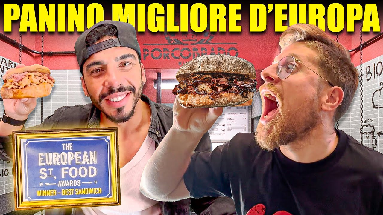 PROVIAMO FINALMENTE IL PANINO MIGLIORE D’EUROPA - NON ABBIAMO MAI MANGIATO QUALCOSA DEL GENERE (WOW)