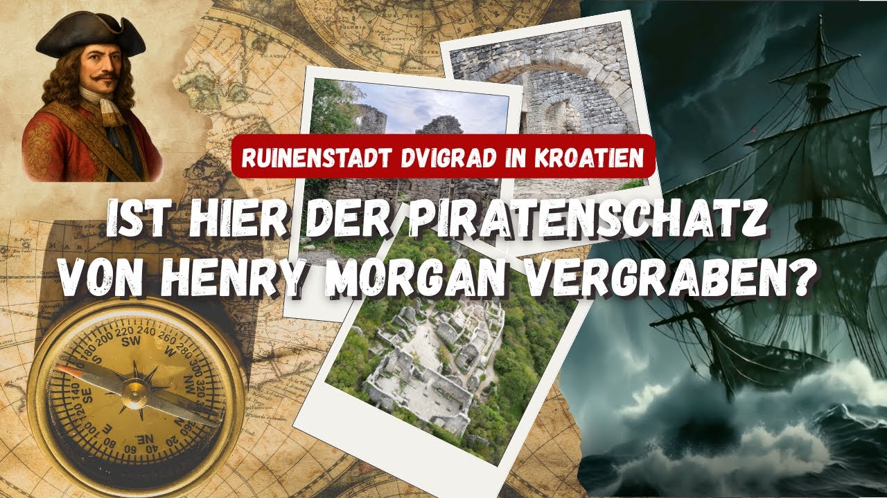 Ruinenstadt Dvigrad in Kroatien - Liegt hier der Piratenschatz von Henry Morgan vergraben?