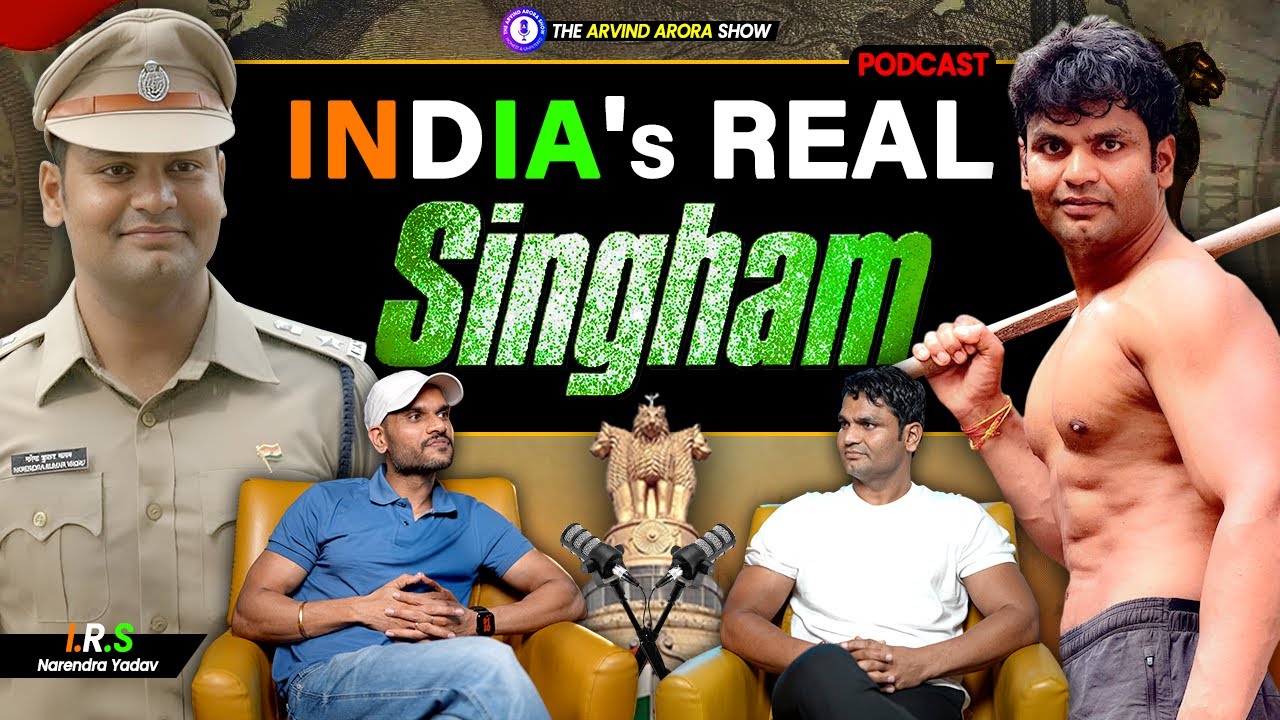 GST Raids, Fitness & UPSC Struggle || Podcast ft. IRS Narendra Yadav || The Arvind Arora Show ||