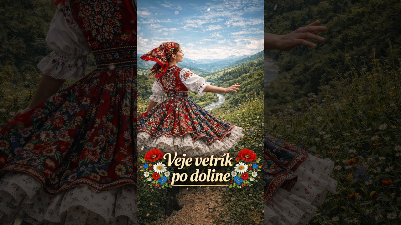 Veje vetr&iacute;k po doline #slovenskyfolklor #folklore  #music