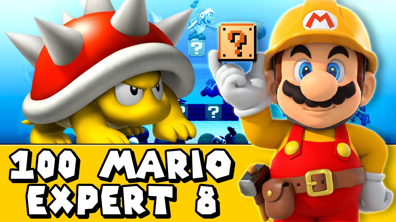 Super Mario Maker: 100 Mario Challenge (Expert #8)