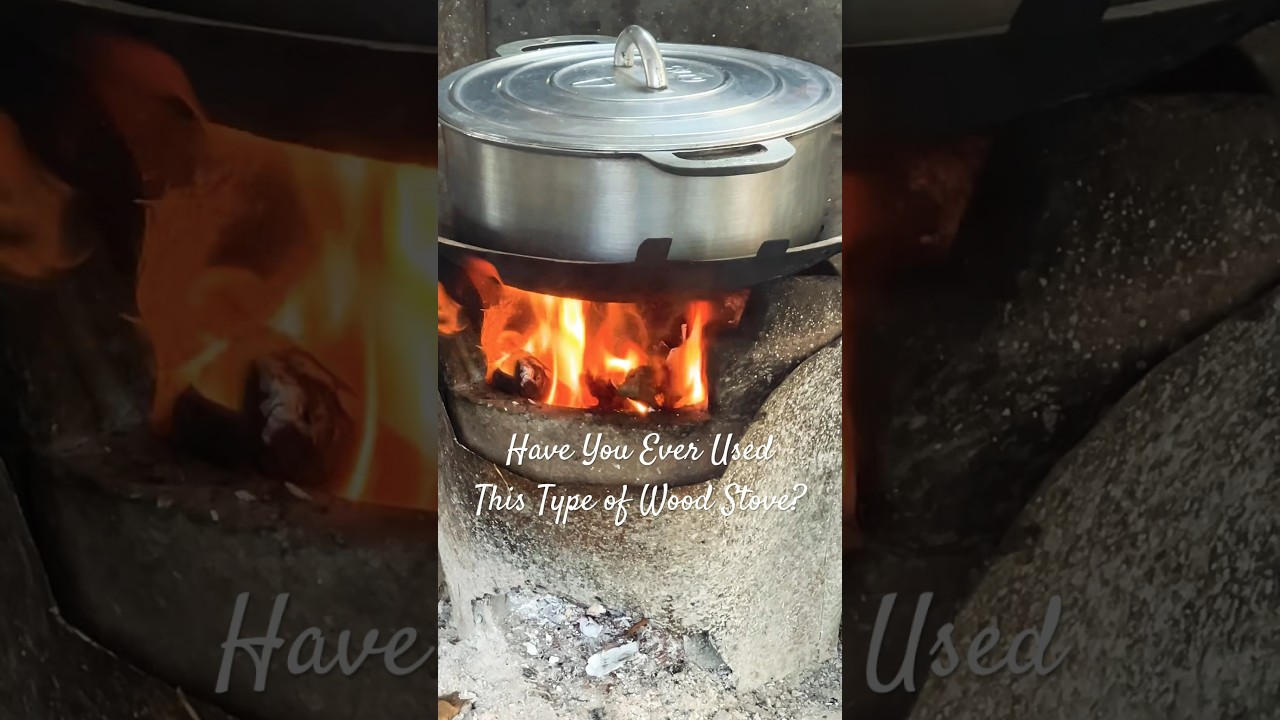 Farmer Cooks Rice Using Wood Stove #shorts #viral