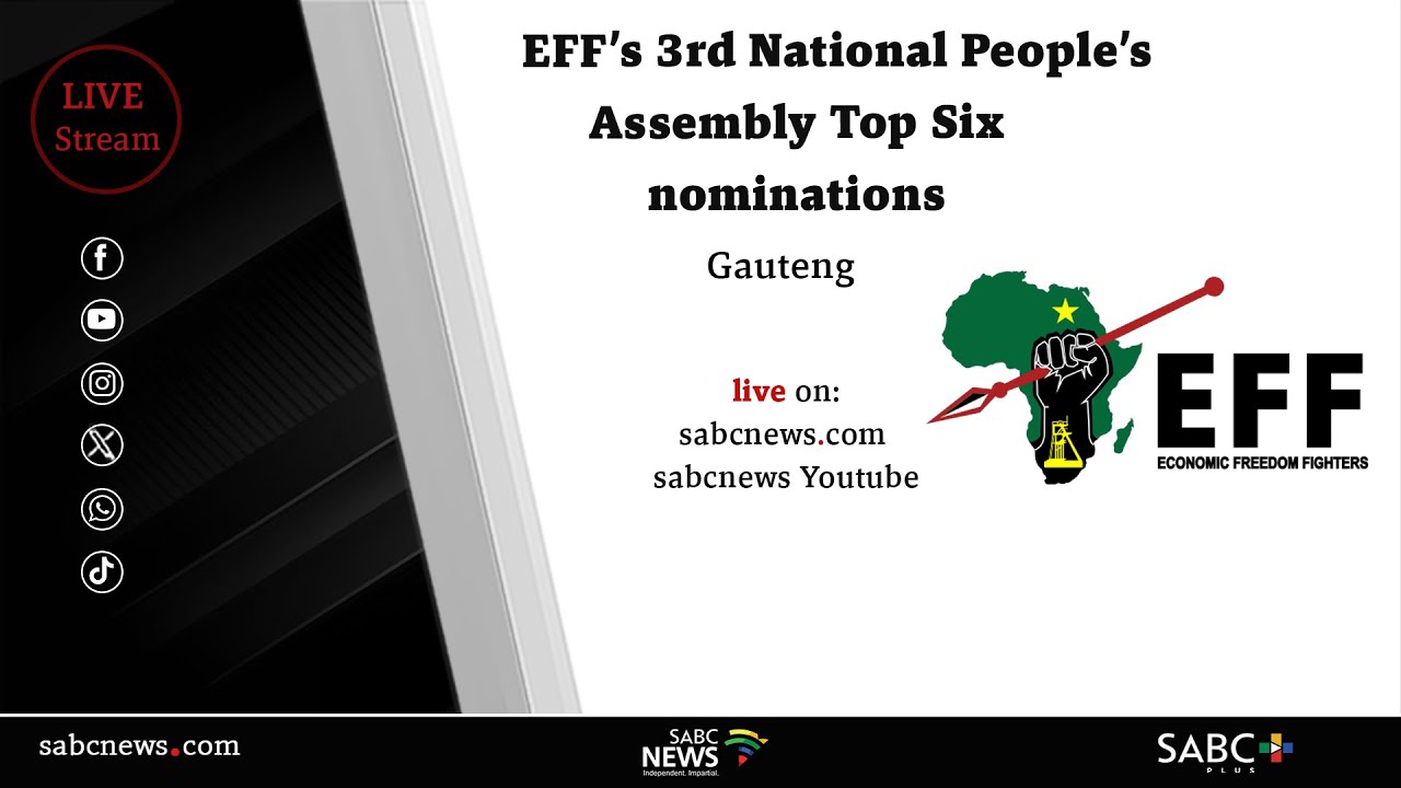 EFF’s 3rd National People’s Assembly Top Six nominations