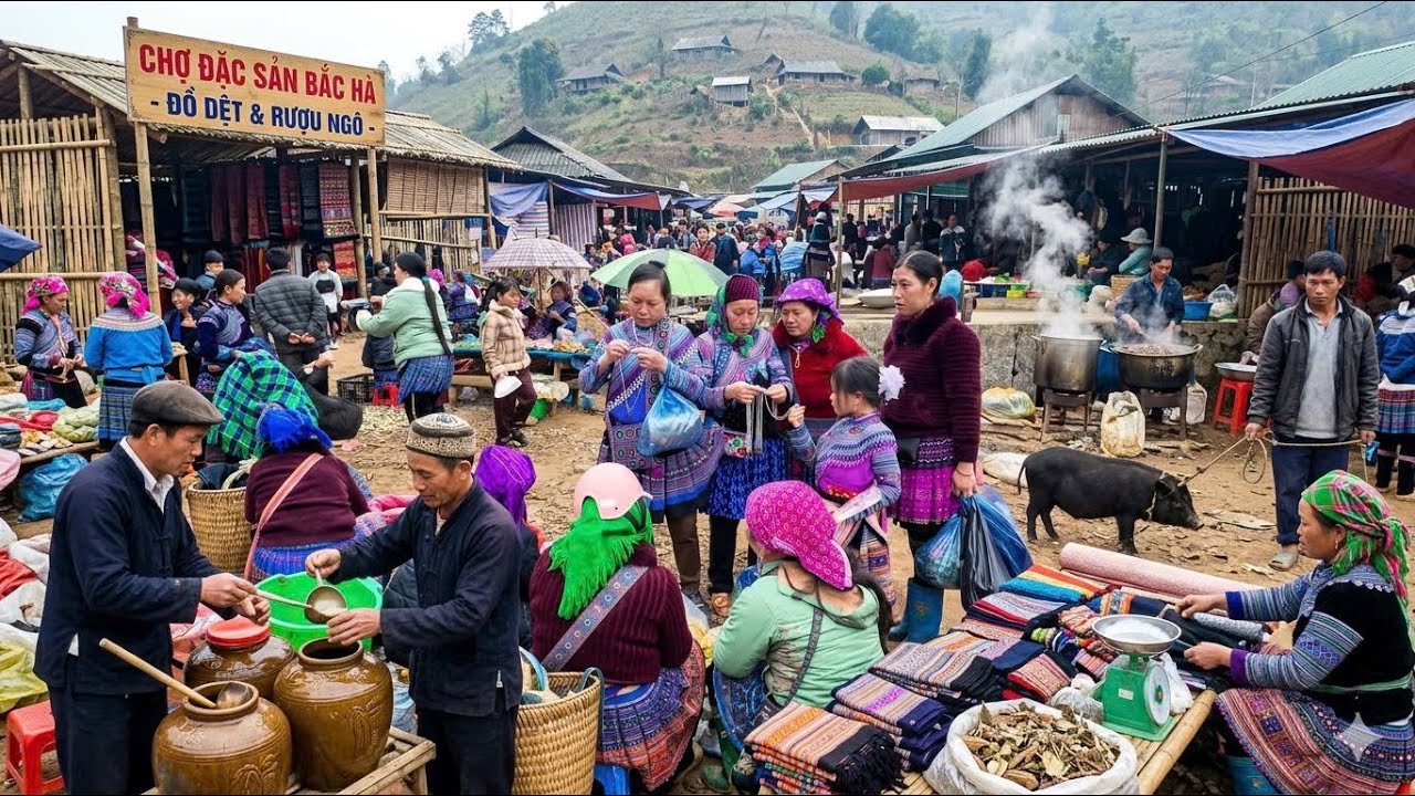Bac Ha Market - A Unique Street Food Market Hidden Amidst the Northwest Mountains