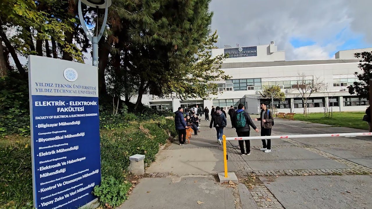Yildiz Technical University in Istanbul T&uuml;rkiye, Campus Tour 🇹🇷
