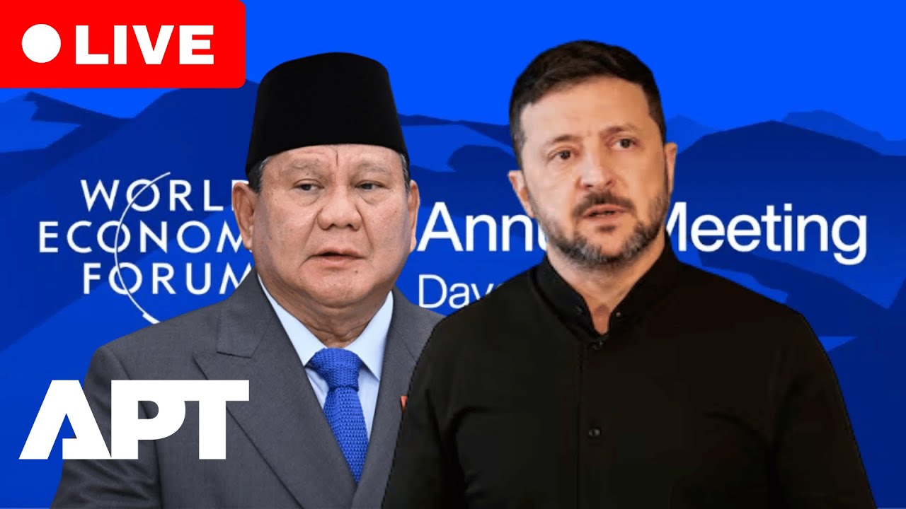 Davos LIVE: Indonesia's Prabowo Subianto & Ukraine’s Zelensky - Special Addresses at WEF 2026 | APT